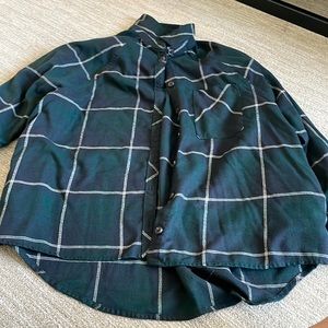 Long Sleeve Green Flanel